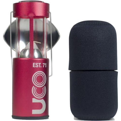 UCO Original 9 Hour Candle Lantern, Reflector and Cocoon Set (Anodised Red)
