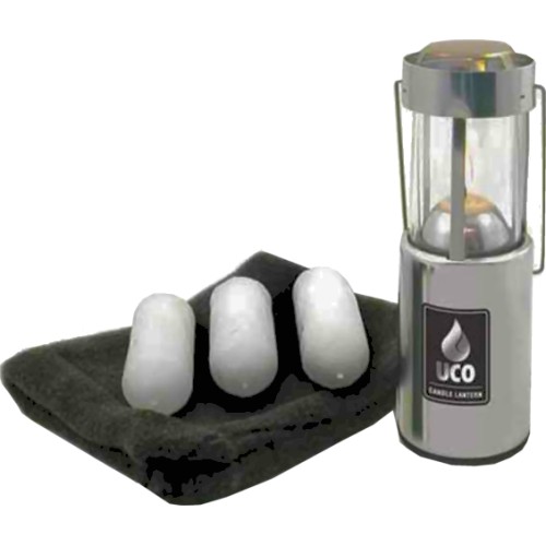UCO Original 9 Hour Candle Lantern Value Pack (Aluminium)