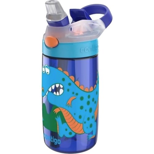 Contigo Gizmo Flip Autospout Water Bottle - 420 ml (Dinosaur)
