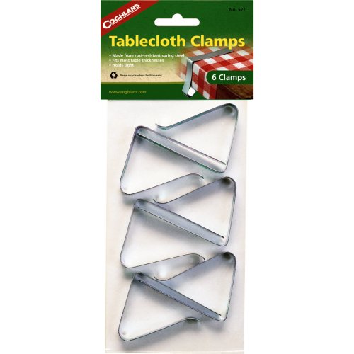 Coghlan's Tablecloth Clamps (Pack of 6)