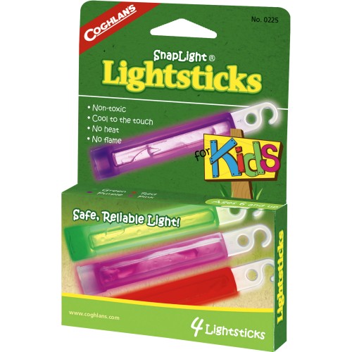 Coghlan's For Kids Lightsticks (Pack of 4)
