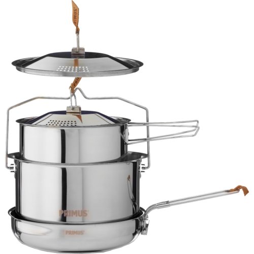 Primus Campfire Stainless Steel Cookset Large (3 Piece)