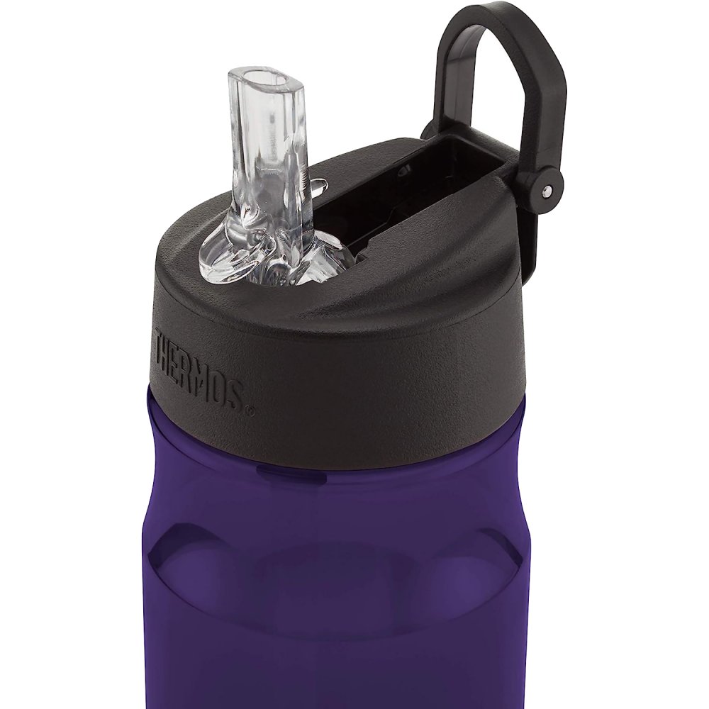 Thermos Intak Hydration Bottle with Straw 530ml (Deep Purple) - Image 2