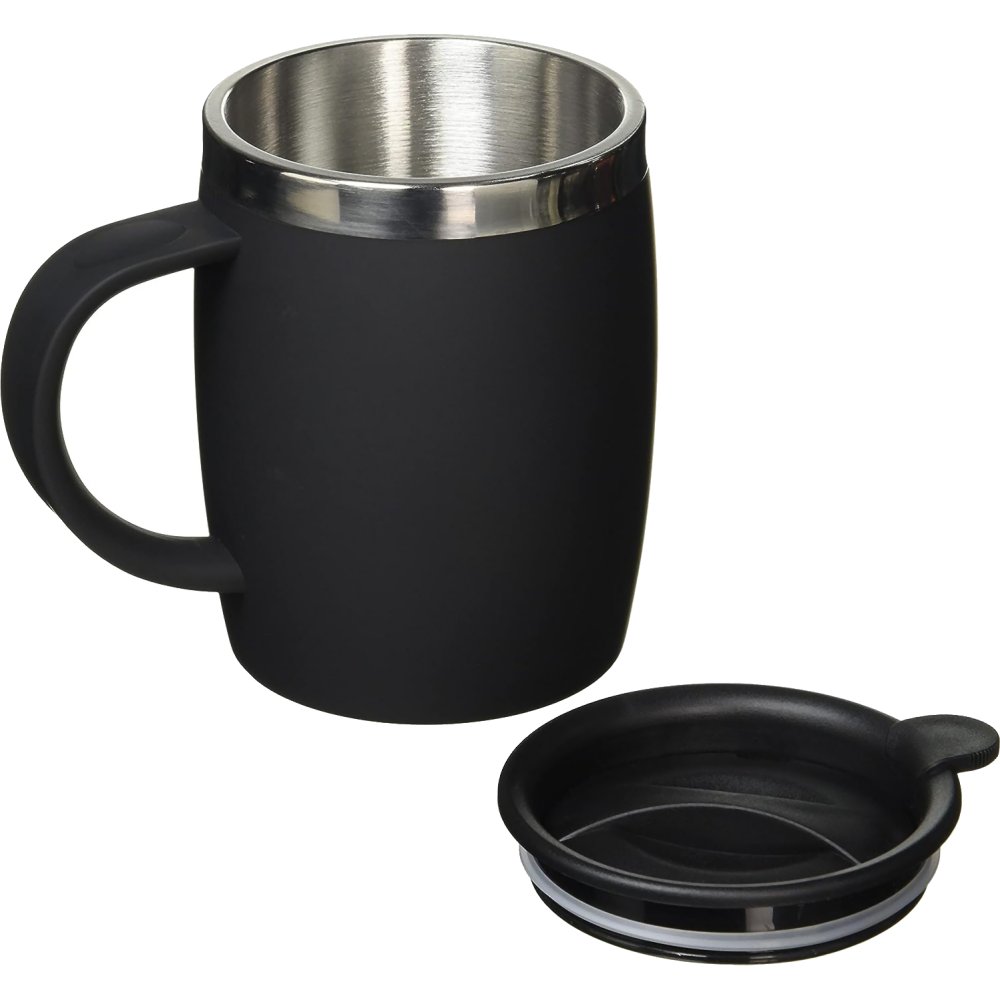 Thermos Thermocafe Soft Touch Desk Mug 450ml (Black) - Image 2