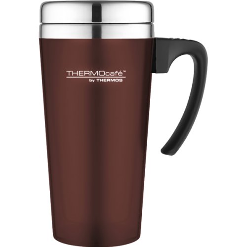 Thermos Thermocafe Soft Touch Travel Mug - 420 ml (Burgundy)