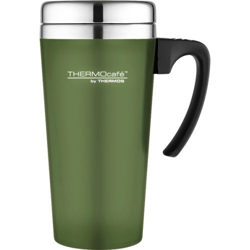 Thermos Thermocafe Soft Touch Travel Mug - 420 ml (Moss Green)
