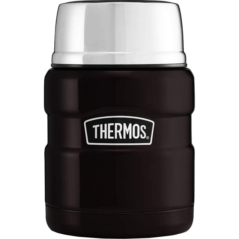 Thermos Stainless Food Flask 470ml (Matt Black)