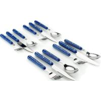 Preview GSI Outdoors Pioneer Blue Enamelware Cutlery Set (12 pieces)