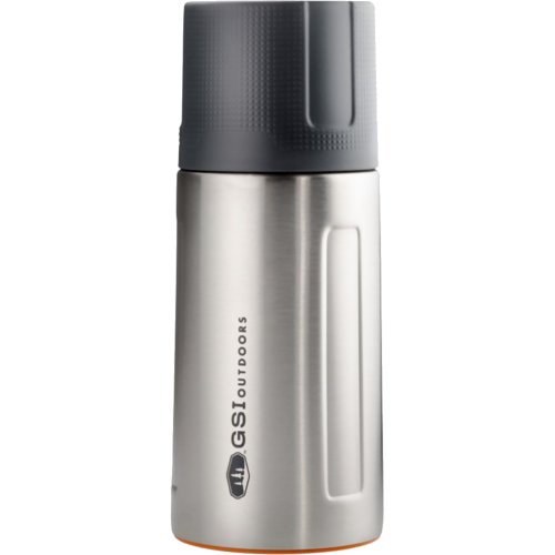GSI Outdoors Glacier Stainless Steel Vacuum Bottle - Brushed Silver (500 ml)