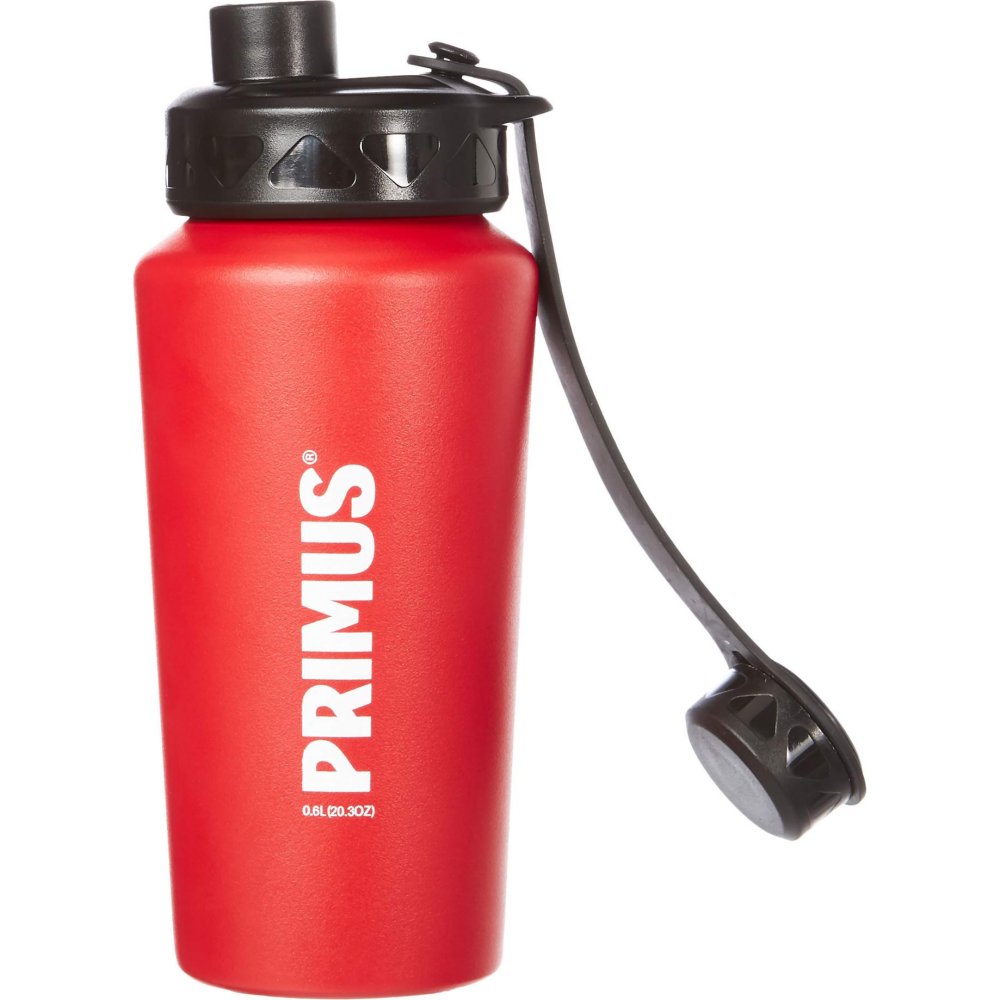 Primus TrailBottle Stainless Steel Water Bottle 600ml (Red) - Image 1