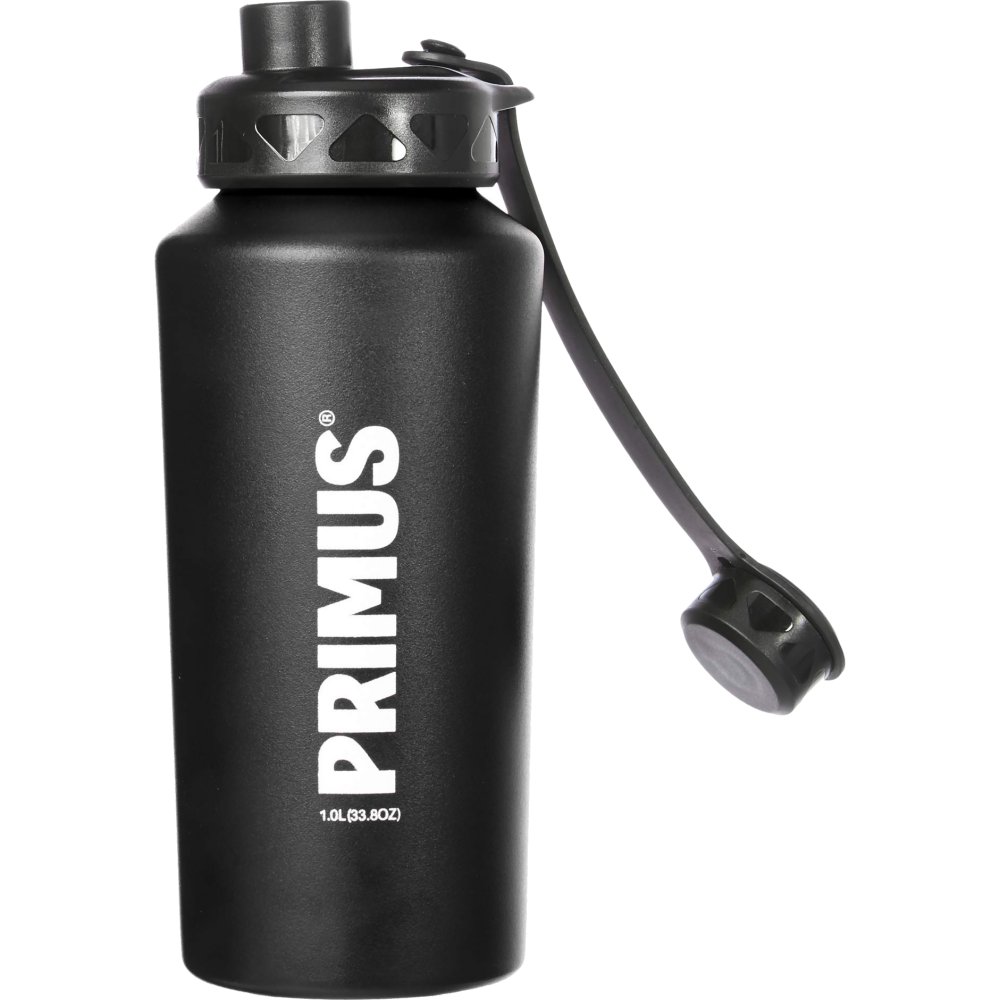 Primus TrailBottle Stainless Steel Water Bottle 1000ml (Black) - Image 1