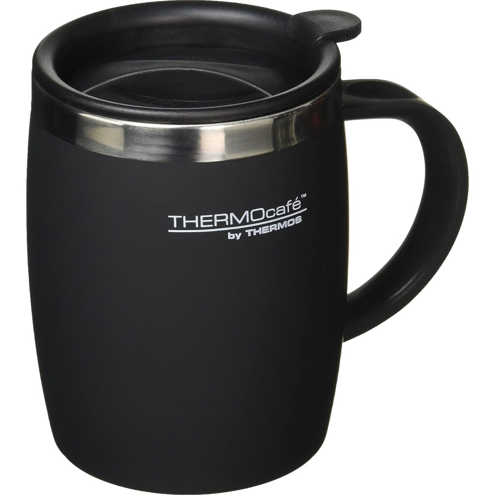 Thermos Thermocafe Soft Touch Desk Mug 450ml (Black)