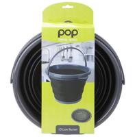 Preview Summit POP! Collapsible Bucket with Handle 10L (Black/Grey) - Image 2