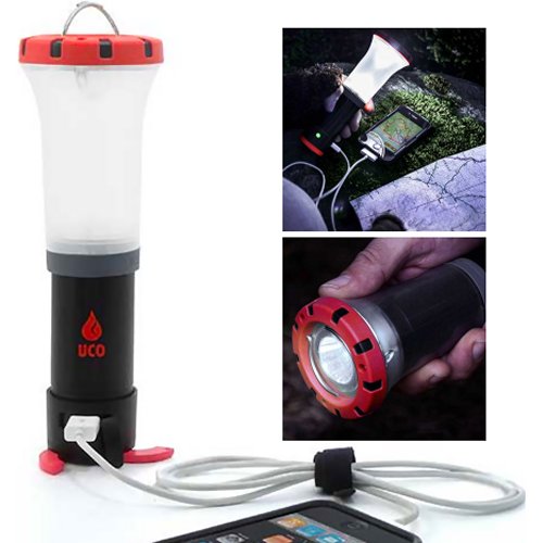 UCO Arka LED Lantern / Torch and USB Charger (Red)