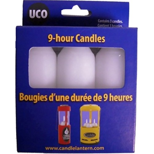 UCO 9 Hour Candles for Original &amp; Candlelier Lanterns (3 Pack)