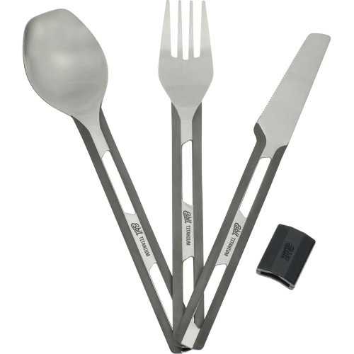 Esbit Cutlery Set - Titanium (3 Piece)