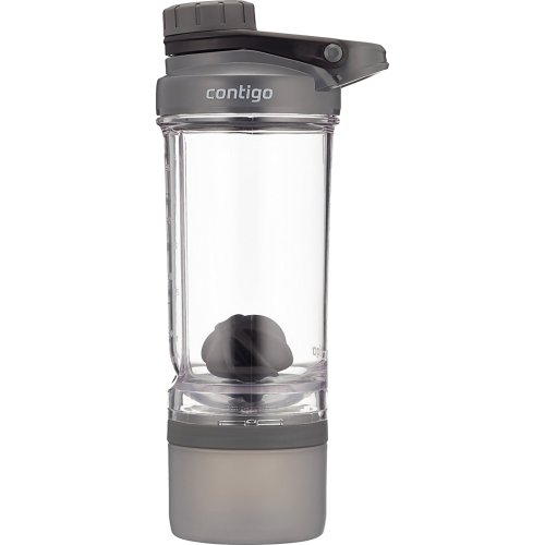 Contigo Shake and Go Fit Shaker Bottle with Storage Container - 650 ml