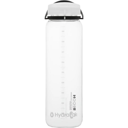 HydraPak Recon Water Bottle - 1L (Black/White)