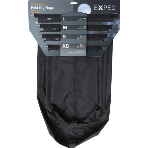 Exped Fold Drybag 4 Pack - XS-L (Black)