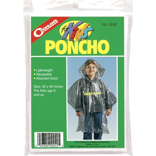 Coghlan's For Kids Lightweight Reuseable Poncho
