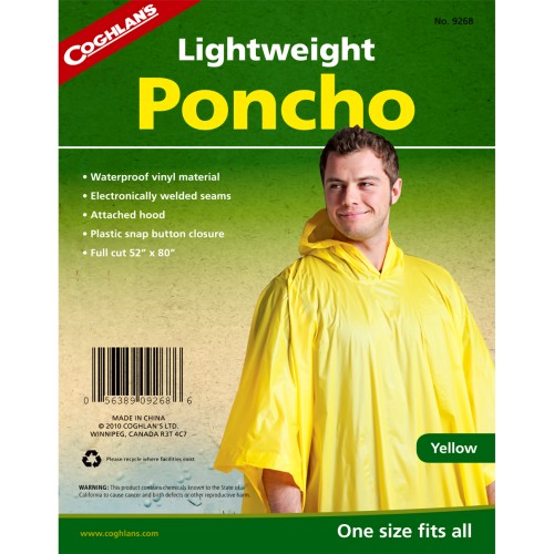 Coghlan's Lightweight Poncho Yellow