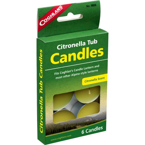 Coghlan's Citronella Tub Candles (Pack of 6)