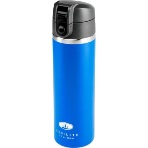 GSI Outdoors Microlite 500 Flip Vacuum Bottle - 500 ml (True Blue)