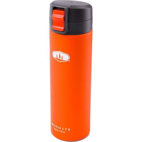 GSI Outdoors Microlite 720 Flip Vacuum Bottle - 720 ml (Orange)