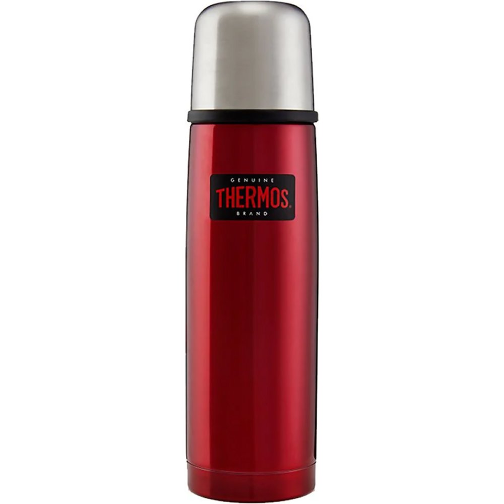 Thermos Light and Compact Stainless Steel Flask 1000ml (Red)