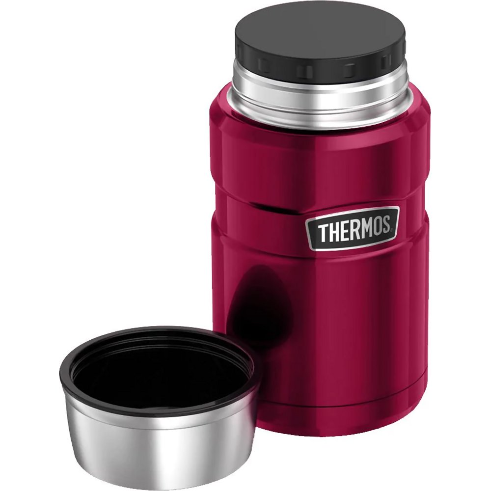 Thermos Stainless King Food Flask 710ml (Raspberry) - Image 2