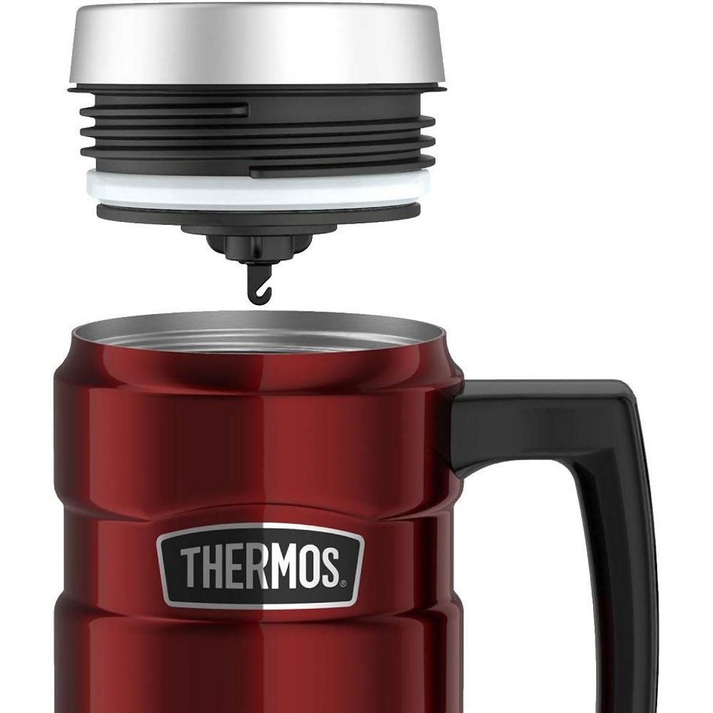 Preview Thermos Stainless King Travel Mug 470ml (Red) - Image 2