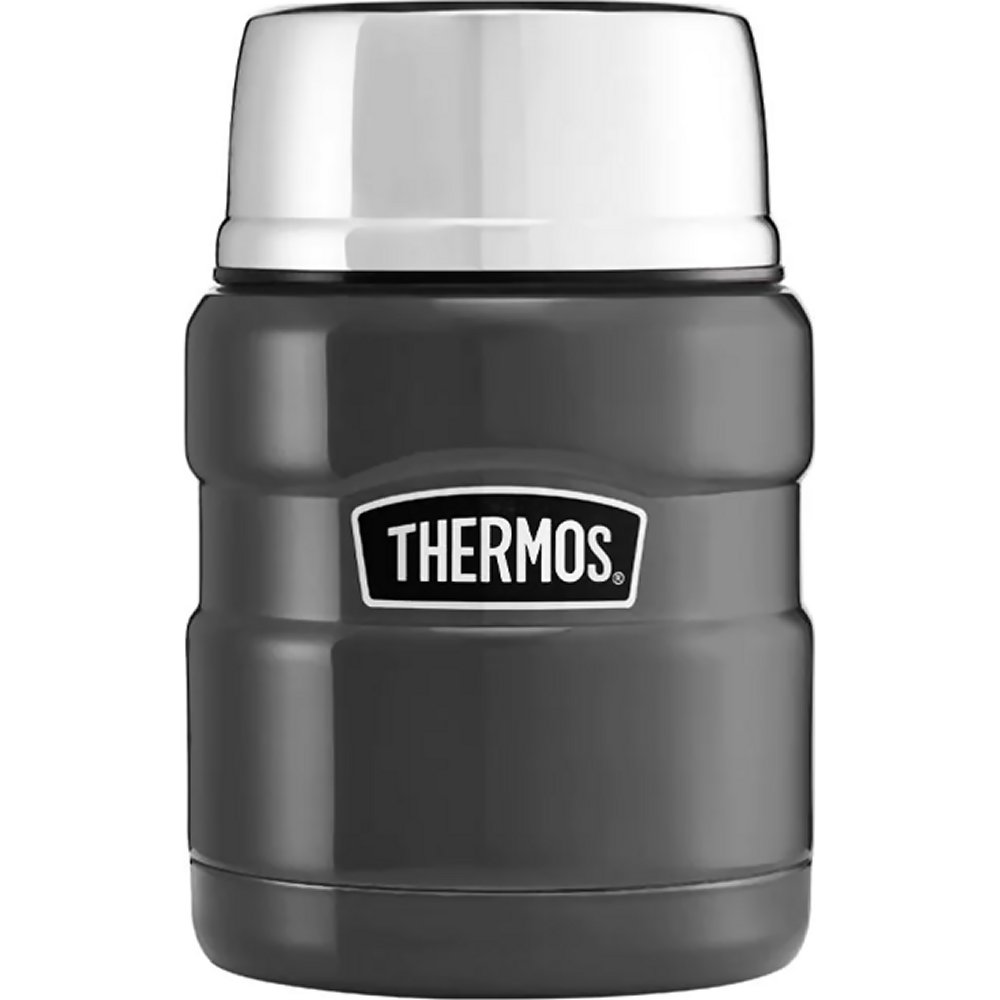 Thermos Stainless King Food Flask 470ml (Gun Metal)