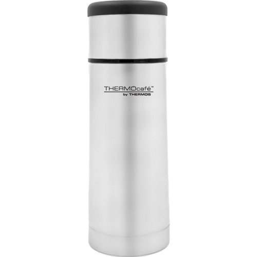 Thermos Thermocafe Flat Top Stainless Steel Flask - 350 ml