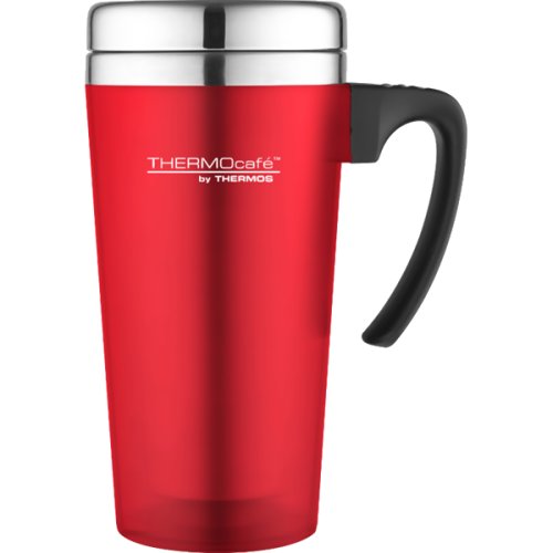Thermos Thermocafe Translucent Travel Mug 420ml (Red)