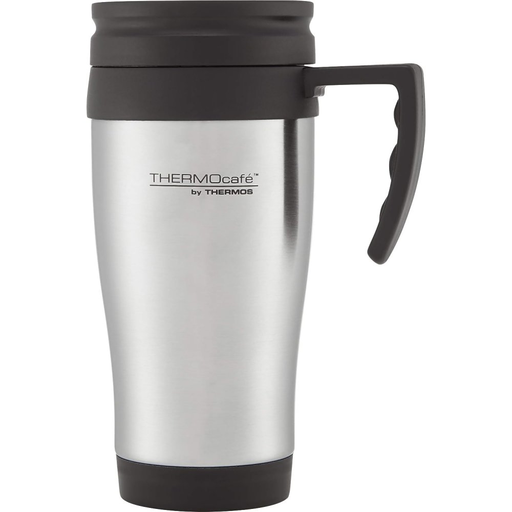 Thermos Thermocafe Stainless Steel Foam Insulated Travel Mug 400ml