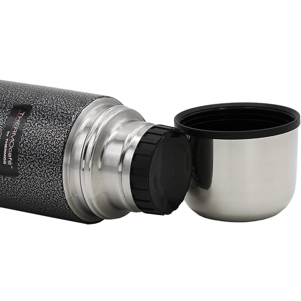 Thermos Thermocafe Barattolo Termico Per Cibo 400 Ml - Acciaio Inox Con Cucchiaino Pieghevole, Mantiene Caldo/Freddo