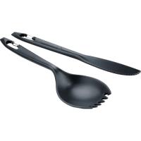 Preview GSI Outdoors Piranha Cutlery Set - Grey (2 piece)