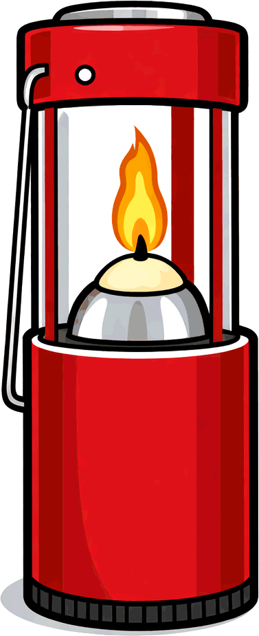 Lanterns, torches and candles