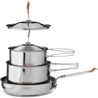 Preview Primus CampFire Stainless Steel Cookset Small (3 Piece) - Image 1