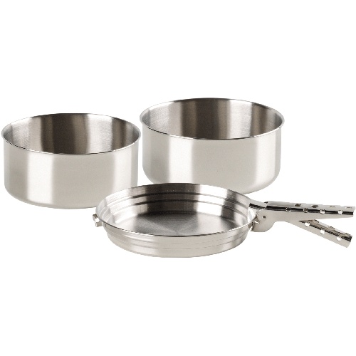 Outwell Stainless Steel Cookset (4 piece)