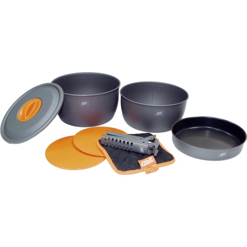 Esbit Hard Anodised Aluminium Cookset (9 piece)