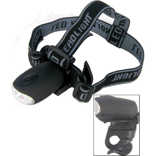 PowerPlus Bat Dynamo Headlight with Bicycle Holder