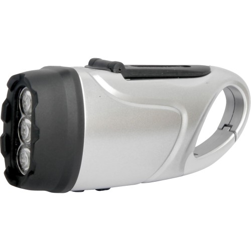 PowerPlus Dolphin Dynamo LED Flashlight / Charger with Carabina Clip