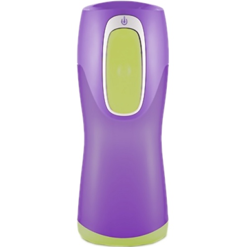 Contigo Autoseal Kids Water Bottle (Dark Purple with Green button)