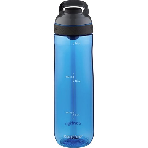 Contigo Cortland Autoseal Water Bottle with Lock - 720 ml (Monaco Blue)