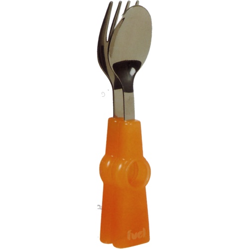 FUEL Snap 2 Piece Cutlery Set (Orange)