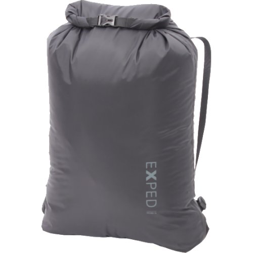 Exped Splash 15 Fold Drybag with Straps - Black