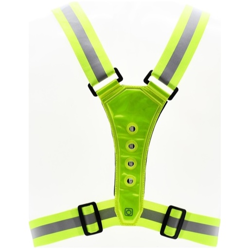 Six Peaks LED Reflective Sport Vest with Phone Holder - Image 1