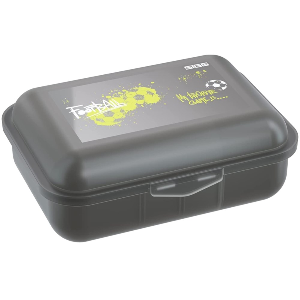 SIGG Viva School Set Lunchbox and 500ml Water Bottle - Football - Image 1