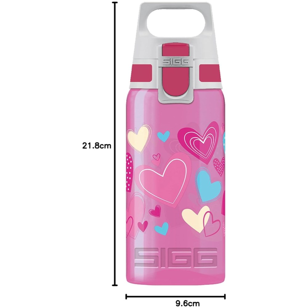 SIGG Viva One Water Bottle 500ml (Hearts) - Image 2